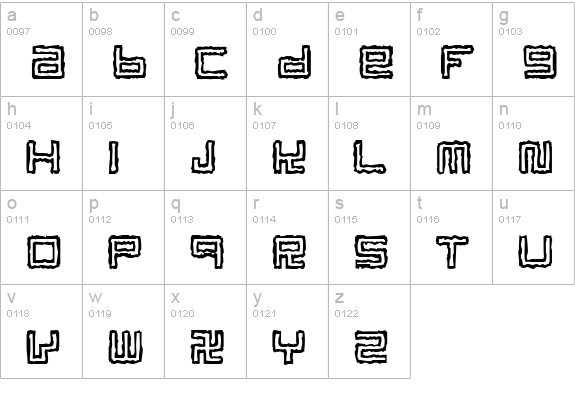 Format lowercase a-z preview