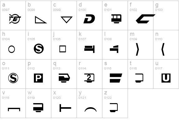 Format Pi Three SSi lowercase a-z preview