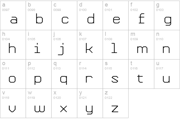 Formation SemiBold lowercase a-z preview
