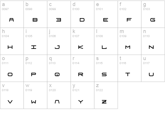Fraulein Unifon lowercase a-z preview
