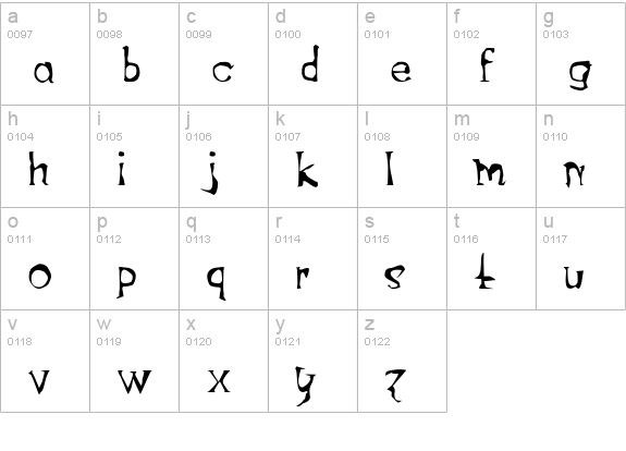 FreeDom-NormalA lowercase a-z preview