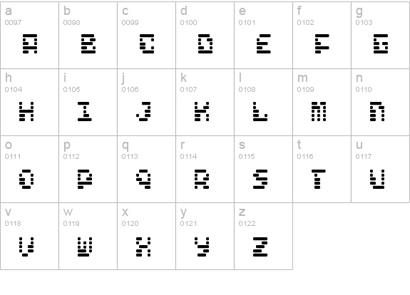 Freelance Kamchatka lowercase a-z preview