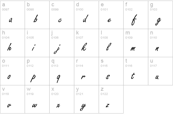 Freeport lowercase a-z preview