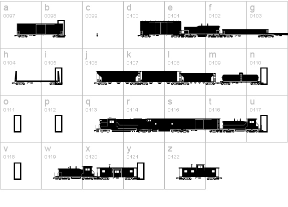 Freight lowercase a-z preview