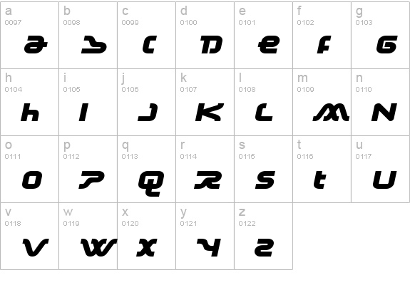 Frozdotre lowercase a-z preview