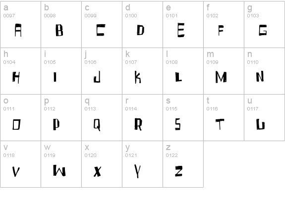 Fruity Drink Carbonated lowercase a-z preview