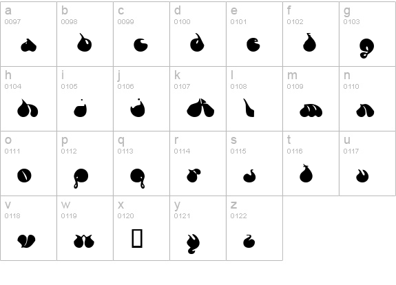 FSO revenge of zany lowercase a-z preview