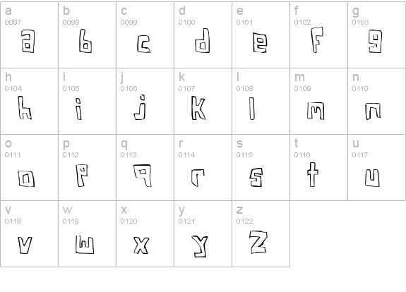 FSO square bracket lowercase a-z preview