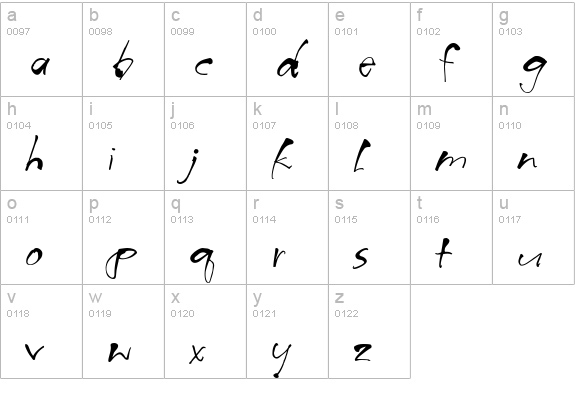FultoonHmk lowercase a-z preview