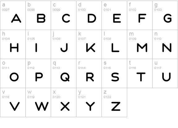 Fun City Level 2 Basic lowercase a-z preview