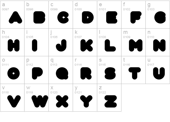 Fun City Level 6 Basic lowercase a-z preview