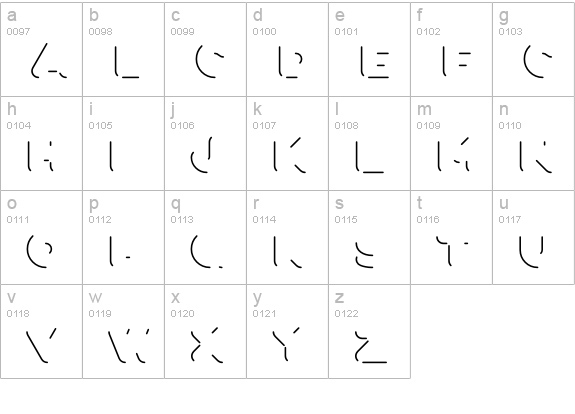 Fun City Level 6 Reflection lowercase a-z preview