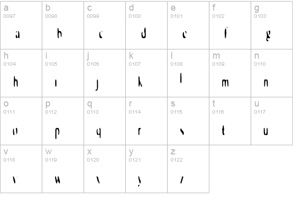 Galaxia Singularity lowercase a-z preview