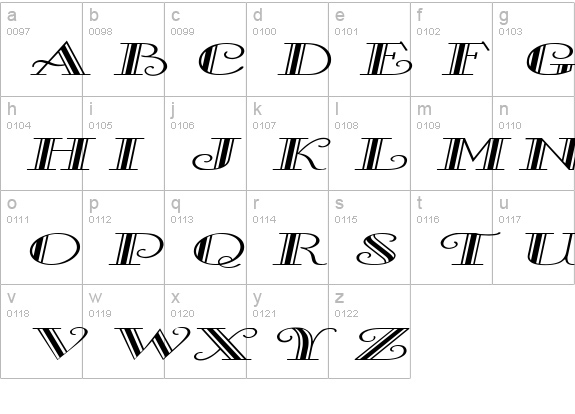 Gallery Wide Italic lowercase a-z preview