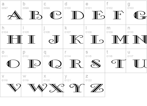 Gallery Wide Normal lowercase a-z preview
