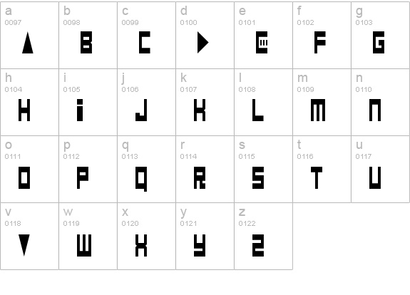 Game Over Dude
 lowercase a-z preview