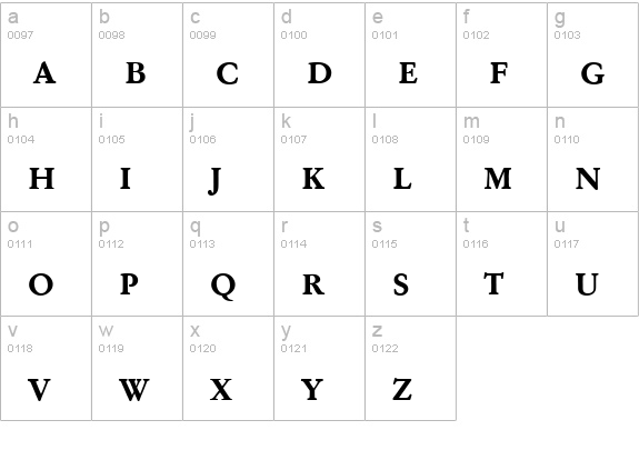 Garfeld-Original-Caps Bold lowercase a-z preview