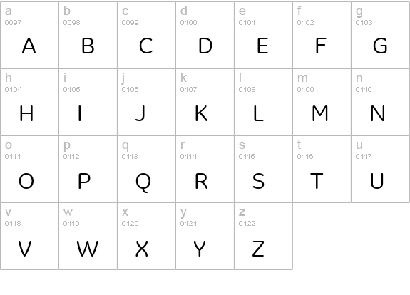 GE Inspira Small Caps lowercase a-z preview