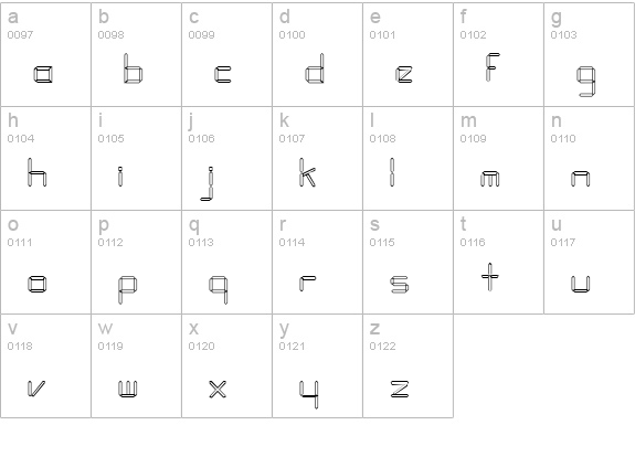 GeminiOpen lowercase a-z preview