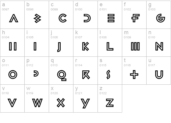 Gestalt-HTF-Linear-Outline lowercase a-z preview