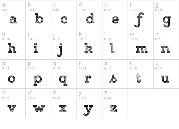 Gist Rough Upr Exbold Two Demo lowercase a-z preview