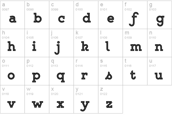Gist Upright Extrabold Demo lowercase a-z preview