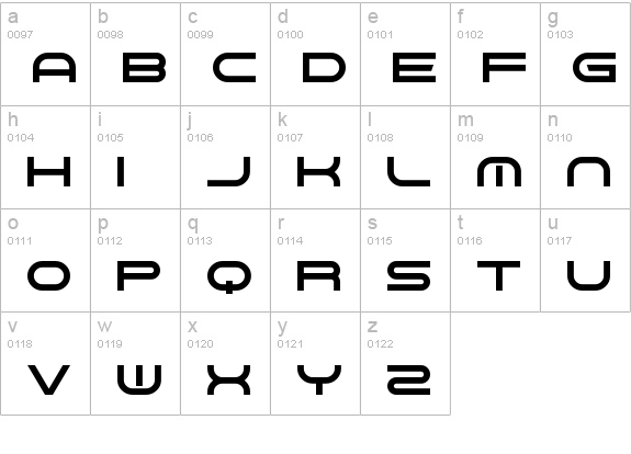Gnaw Hard lowercase a-z preview