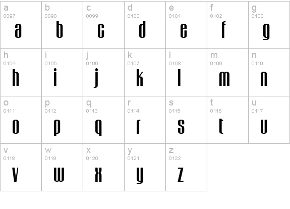 gogoâ€¢big lowercase a-z preview