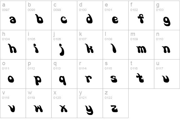 GoSoul lowercase a-z preview