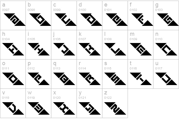 Graze BRK lowercase a-z preview