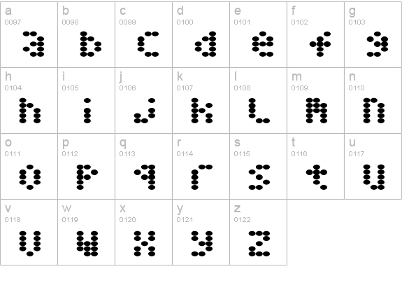 Greaseballs lowercase a-z preview