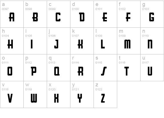 Greasy Spoon NF lowercase a-z preview