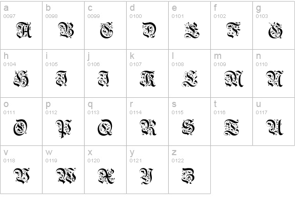GriffinTwo Plain lowercase a-z preview
