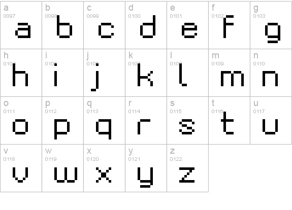 Grixel Kyrou 9 Regular Xtnd lowercase a-z preview