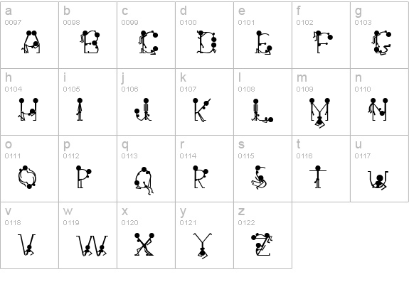 GroupSex lowercase a-z preview