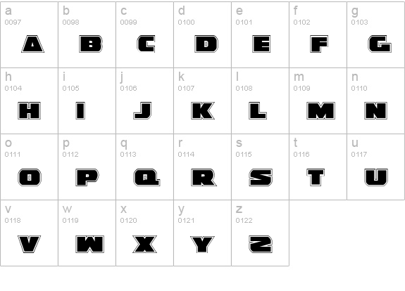 Guardian Pro lowercase a-z preview