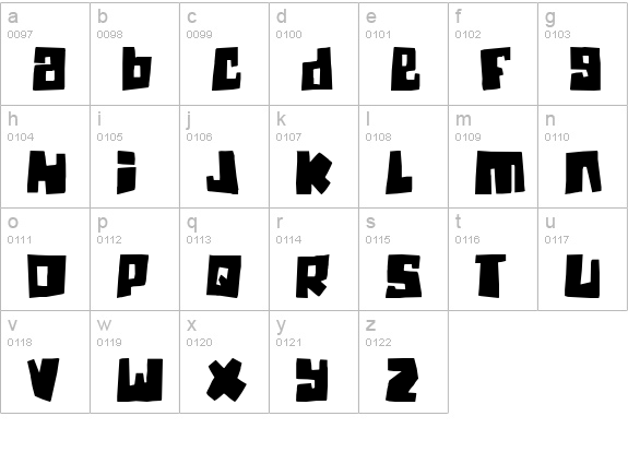 Guinea pigs lowercase a-z preview
