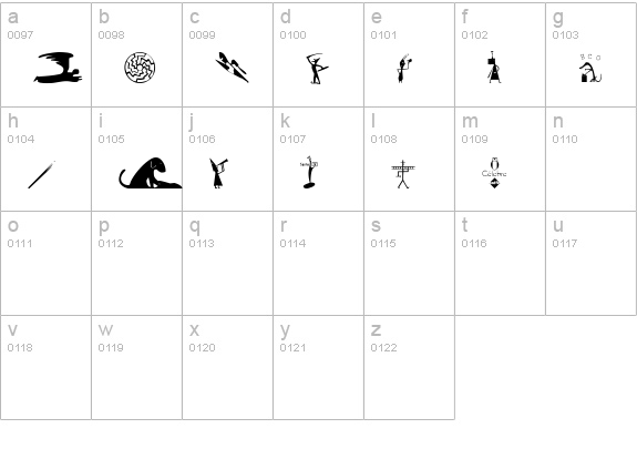 Guto Lacaz PW lowercase a-z preview