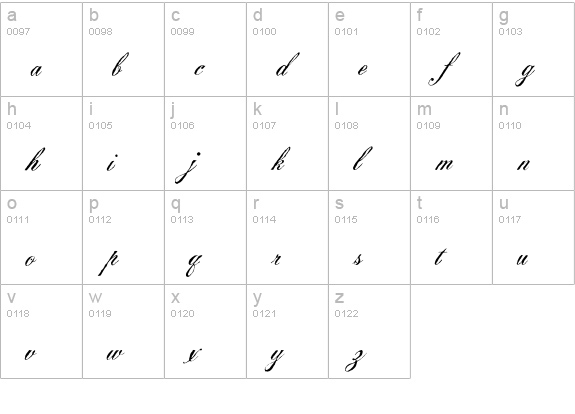 Halifax lowercase a-z preview