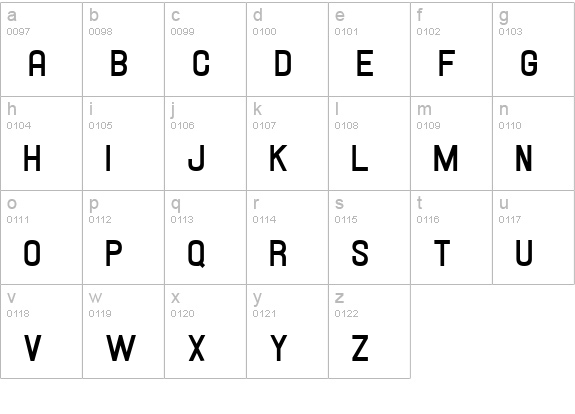 Hallandale SC Bold JL lowercase a-z preview