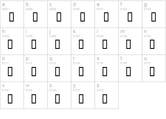 Halloweenies lowercase a-z preview
