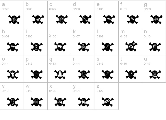 HalloWien lowercase a-z preview