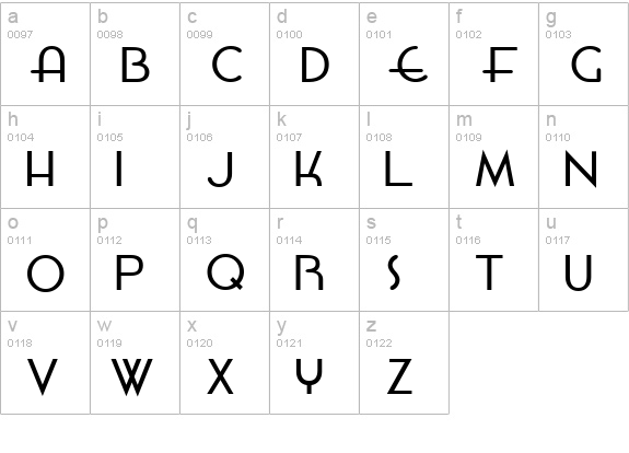 Hamburger Sandwitch lowercase a-z preview
