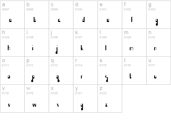 Hamma Mamma Jamma lowercase a-z preview
