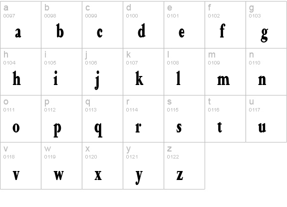 HappyCampersNF lowercase a-z preview
