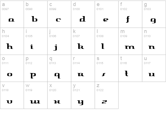 Harper Free Version lowercase a-z preview