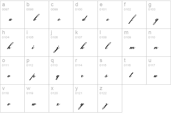 Helinda Rook Std lowercase a-z preview
