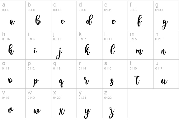 hello Hamburg lowercase a-z preview