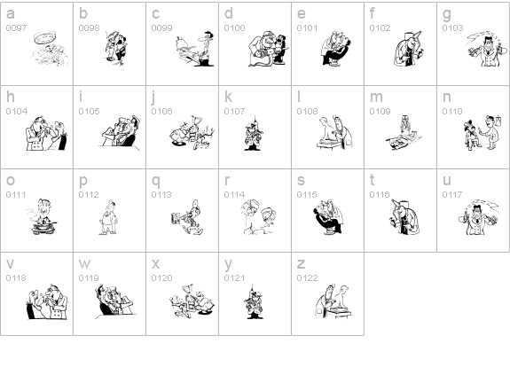 HelloDoc lowercase a-z preview