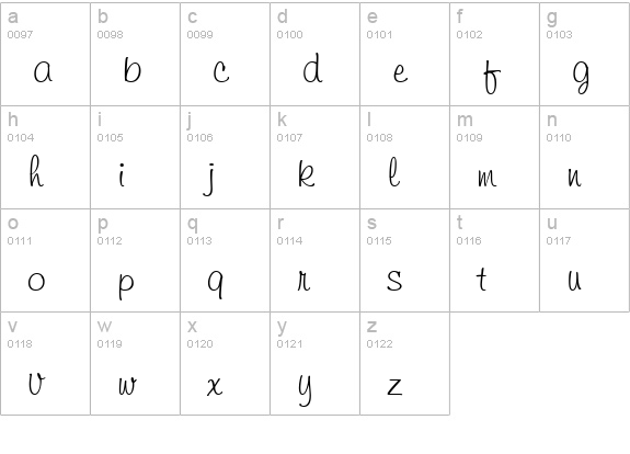 Helmsley Regular lowercase a-z preview